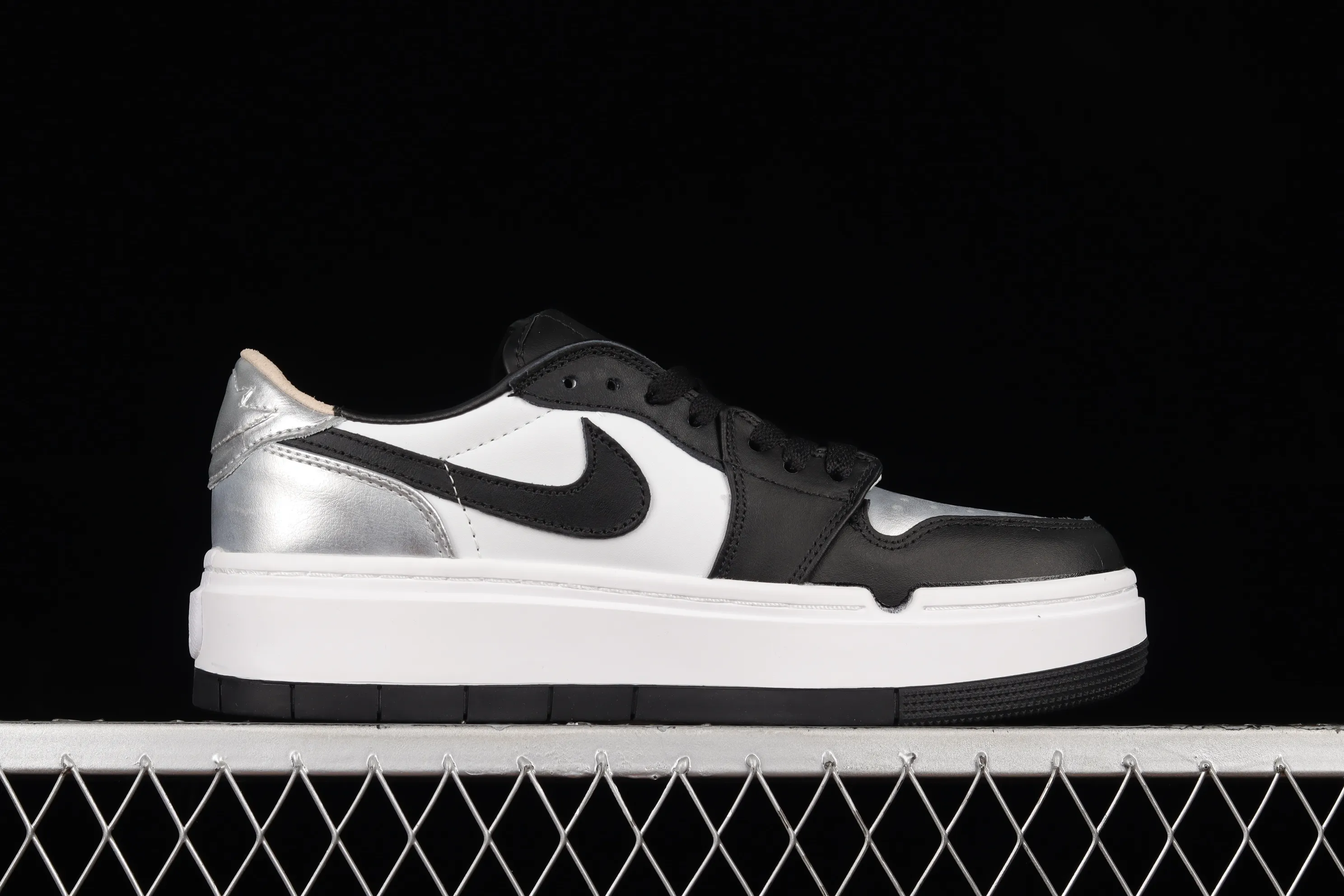 All categories Air Jordan Jordan series basketball shoes Air Jordan 1 Low Air Jordan 1 Elevate Low SE "Wolf Grey" Little AJ thick-soled retro basketball shoes DQ8561-001